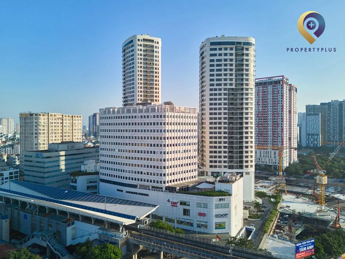 Full exterior view of Indochina Plaza Hanoi